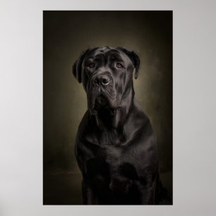 Elegant Dog Silhouette Poster