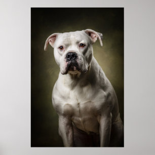 Elegant Dog Silhouette Poster