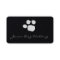Elegant Dog Walking Paw Print Business Card