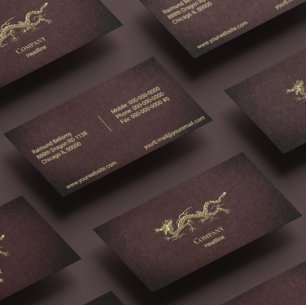 Elegant Dragon Business Card