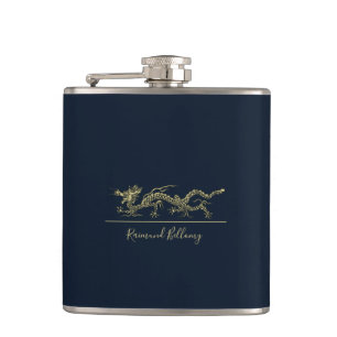 Elegant Dragon Flask