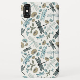 Elegant Dragonflies Pattern iPhone XS Max Case