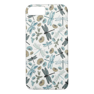 Elegant Dragonflies Pattern iPhone 8/7 Case
