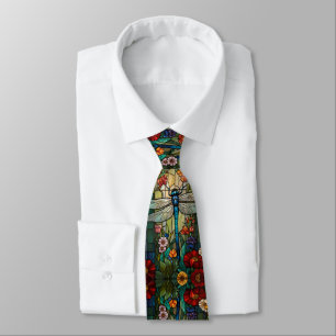 Elegant dragonfly boho chic tie