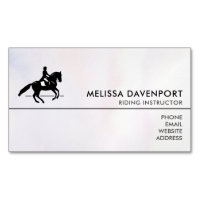 Elegant Dressage Rider on a Watercolor Background
