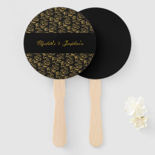 Elegant Dual Birthday Soiree  Hand Fan