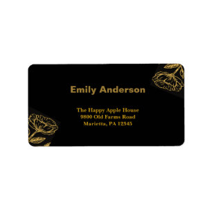 Elegant Dual Birthday Soiree  Label