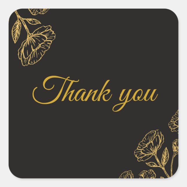 Elegant Dual Birthday Soiree  Square Sticker (Front)