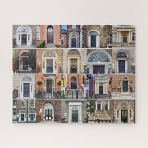 Elegant Dublin Doors Jigsaw Puzzle