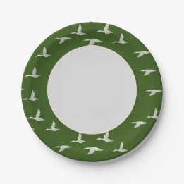 Elegant Duck Baby Shower Bundle Paper Plate