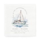 Elegant Dusky Sailboat Yacht Seascape Wedding 