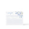 Elegant Dusty Blue Bridal Shower Recipe Card