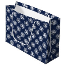 Elegant Dusty Blue Christmas Snowflake