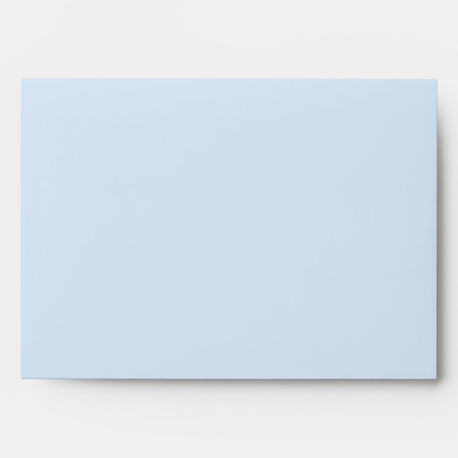 Elegant Dusty Blue Customisable Envelope  (Front)