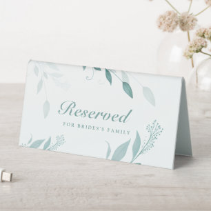 Elegant Dusty Blue Eucalyptus Teal Floral Wedding