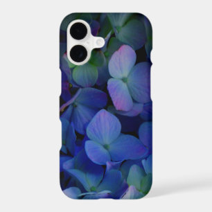 Elegant dusty blue purple floral