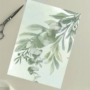 Elegant Dusty Green Details Wedding Enclosure Card