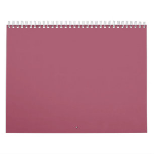 Elegant dusty rose Throw Pillow Calendar