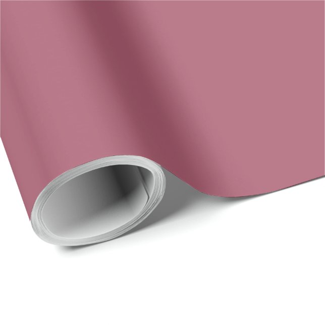Elegant dusty rose Throw Pillow Wrapping Paper (Roll Corner)