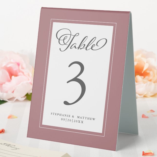 Elegant Dusty Rose Wedding Reception Chic Dinner   (In SItu (Wedding))