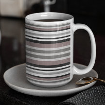 Elegant Earth Tones Brown Savannah Stripes Pattern