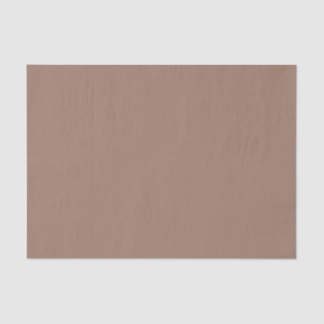 Elegant Earthy Brown Tissue Paper (Front)