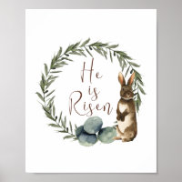 Elegant Easter Art He is Risen