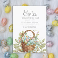 Elegant Easter Basket Brunch Egg Hunt 