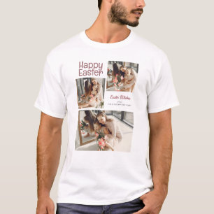 Elegant Easter Blessings Easter Eggs Family photo T-Shirt
