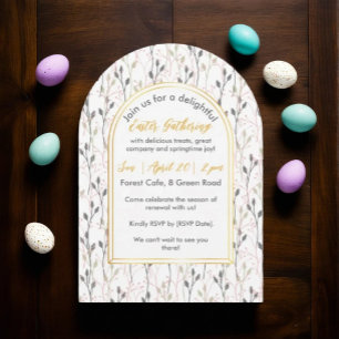 Elegant Easter Brunch Invitation