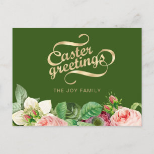 Elegant Easter Postcard