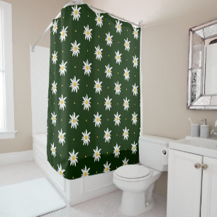 Elegant Edelweiss Shower Curtain