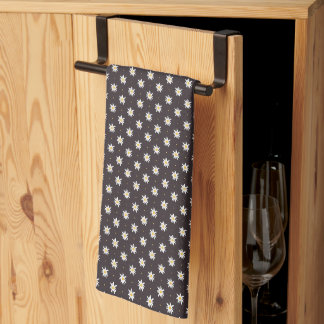 Elegant Edelweiss Tea Towel