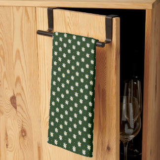 Elegant Edelweiss Tea Towel