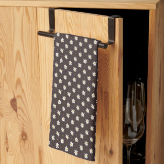 Elegant Edelweiss Tea Towel