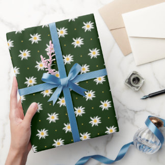Elegant Edelweiss Wrapping Paper