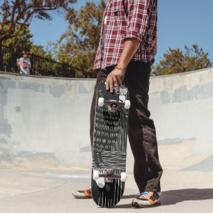 Elegant Edges: Galah Cockatoo Skateboard