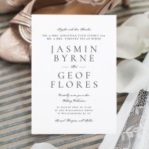 Elegant Editable | Classic Names | Wedding