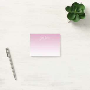 Elegant & Editable Colour Ombre Post-it Notes