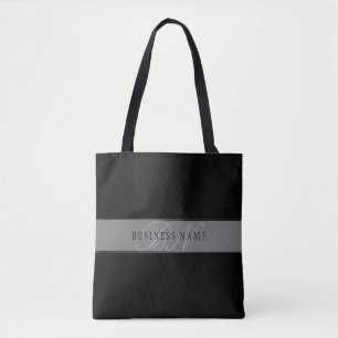 Elegant Editable Script Business Name/other Text Tote Bag