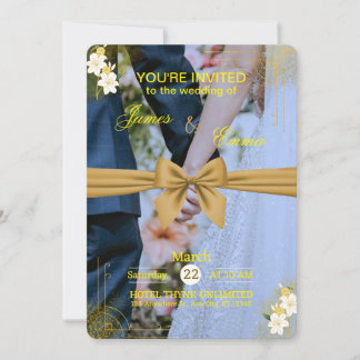 Elegant Editable Wedding Invite