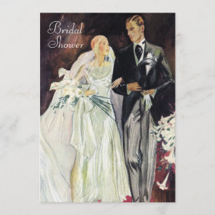 Elegant Edwardian Bridal Shower Invitation