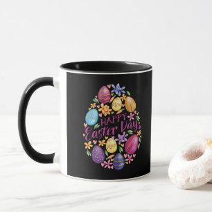 Elegant Egg Happy Easter Day Mug