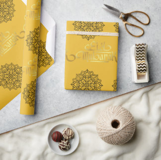 Elegant Eid Wrapping Paper_Mandala- 6ft Roll Wrapping Paper