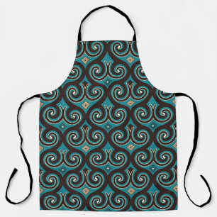 Elegant element, arabesque seamless background orn apron