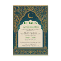 Elegant Emerald & Gold Ornate Arch Wedding Details