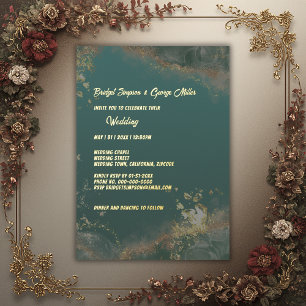 elegant emerald green agate indian wedding gold 