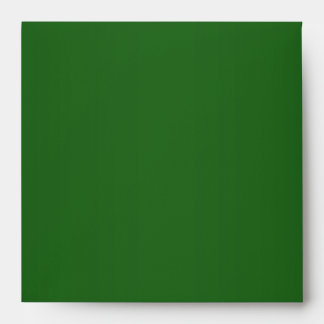 Elegant Emerald Green Linen Envelopes