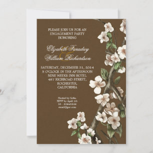 elegant engagement party invitation