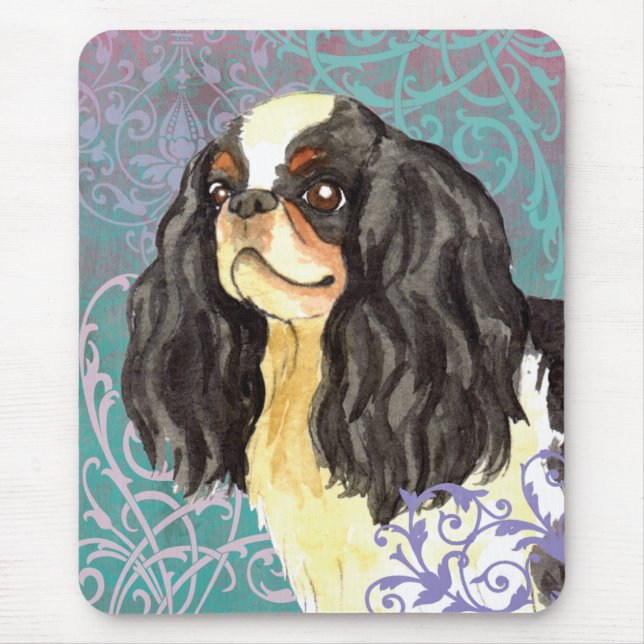 Elegant English Toy Spaniel Mouse Mat (Front)